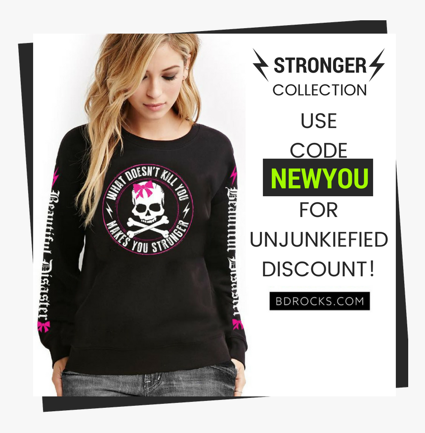 You Know Your Are Going To Be A Strong Woman When You - Womens Black Graphic Sweatshirt, HD Png Download, Free Download