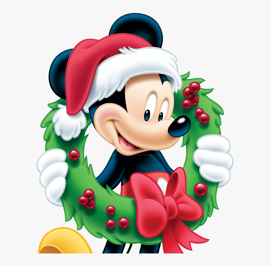 Christmas Mickey Mouse, HD Png Download - kindpng