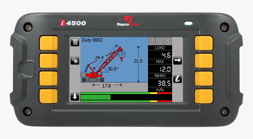 I4500 Crawler Lattice - Manual Crane Load Moment Indicator, HD Png Download, Free Download