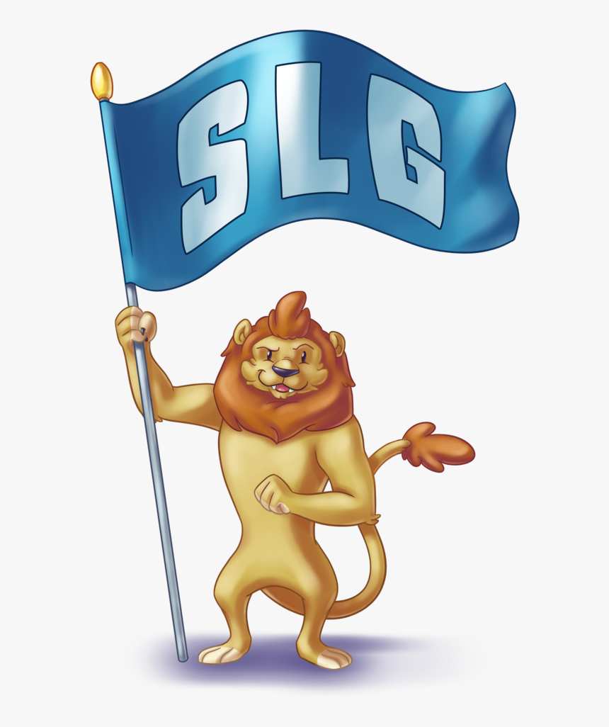 Slg Mascot With Banner Transparent Background, HD Png Download, Free Download