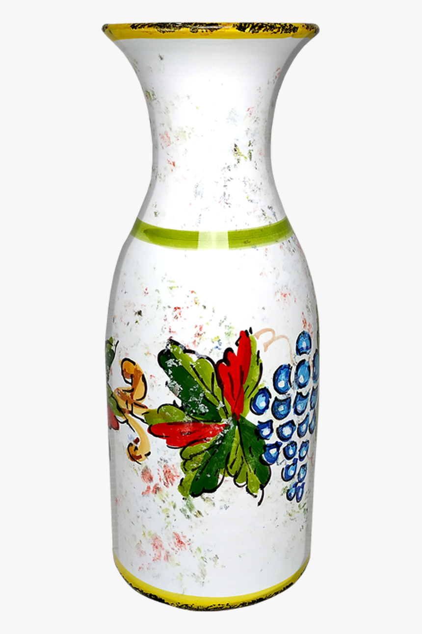 Vino Jug Italian Ceramics - Vase, HD Png Download, Free Download