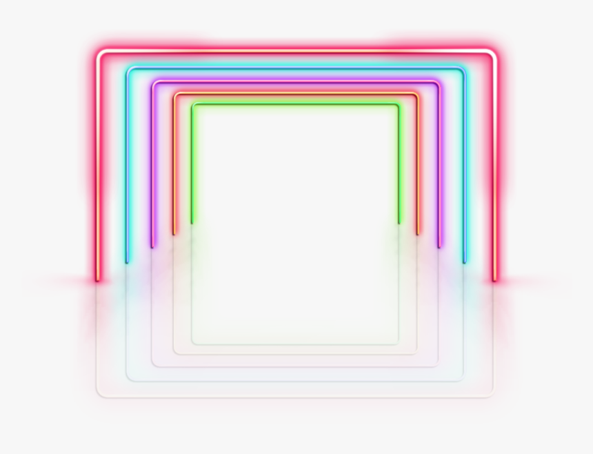 #freetoedit #rainbow #colorful #neon #arches #background, HD Png Download, Free Download