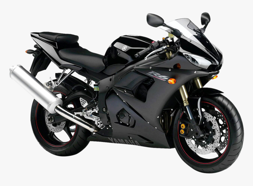 Black Yamaha Yzf R6 Sport Motorcycle Bike Png Image - Kawasaki Zx10rr Price Philippines, Transparent Png, Free Download