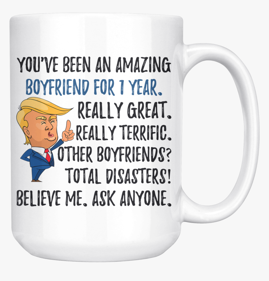 Funny Fantastic Boyfriend For 1 Year Coffee Mug, First - My Anniversary 33 Years, HD Png Download, Free Download