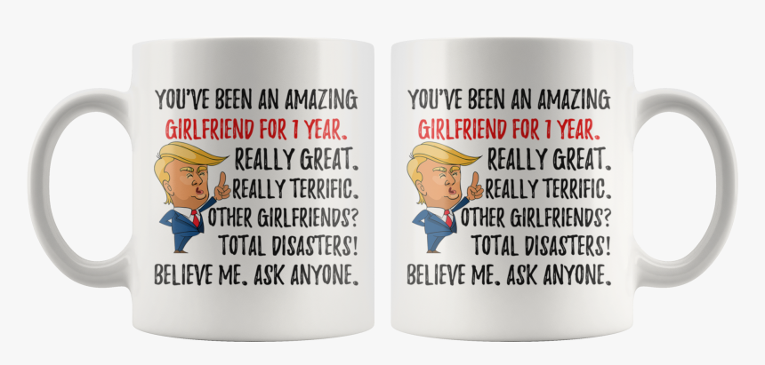 Funny Fantastic Girlfriend For 1 Year Coffee Mug, First - Funny 30 Years Anniversary, HD Png Download, Free Download