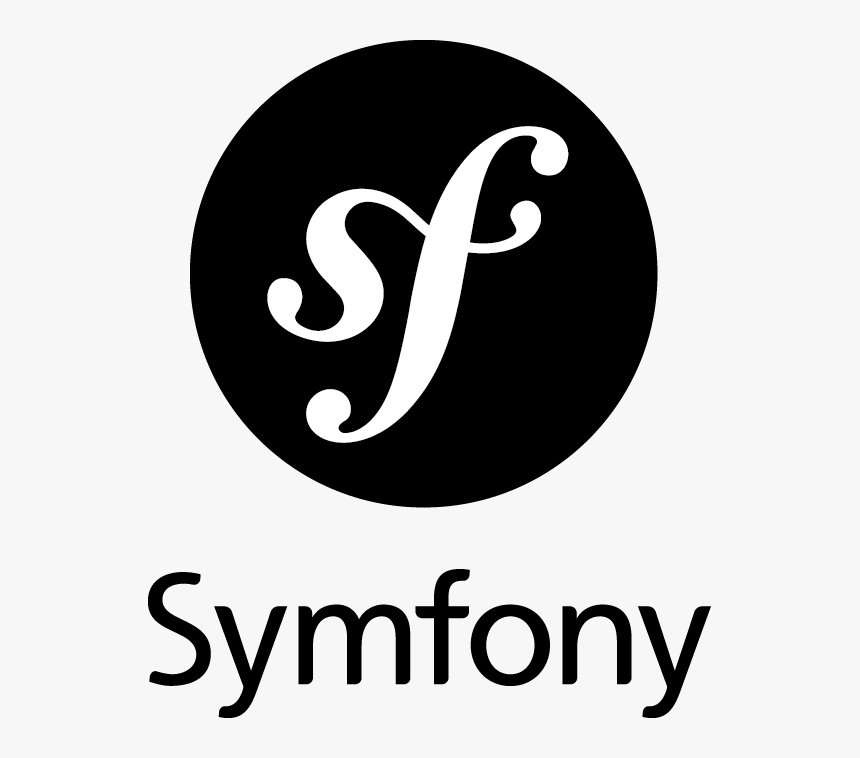 Symfony Logo In Black Color And Vertical Orientation - Symfony Logo Png, Transparent Png, Free Download