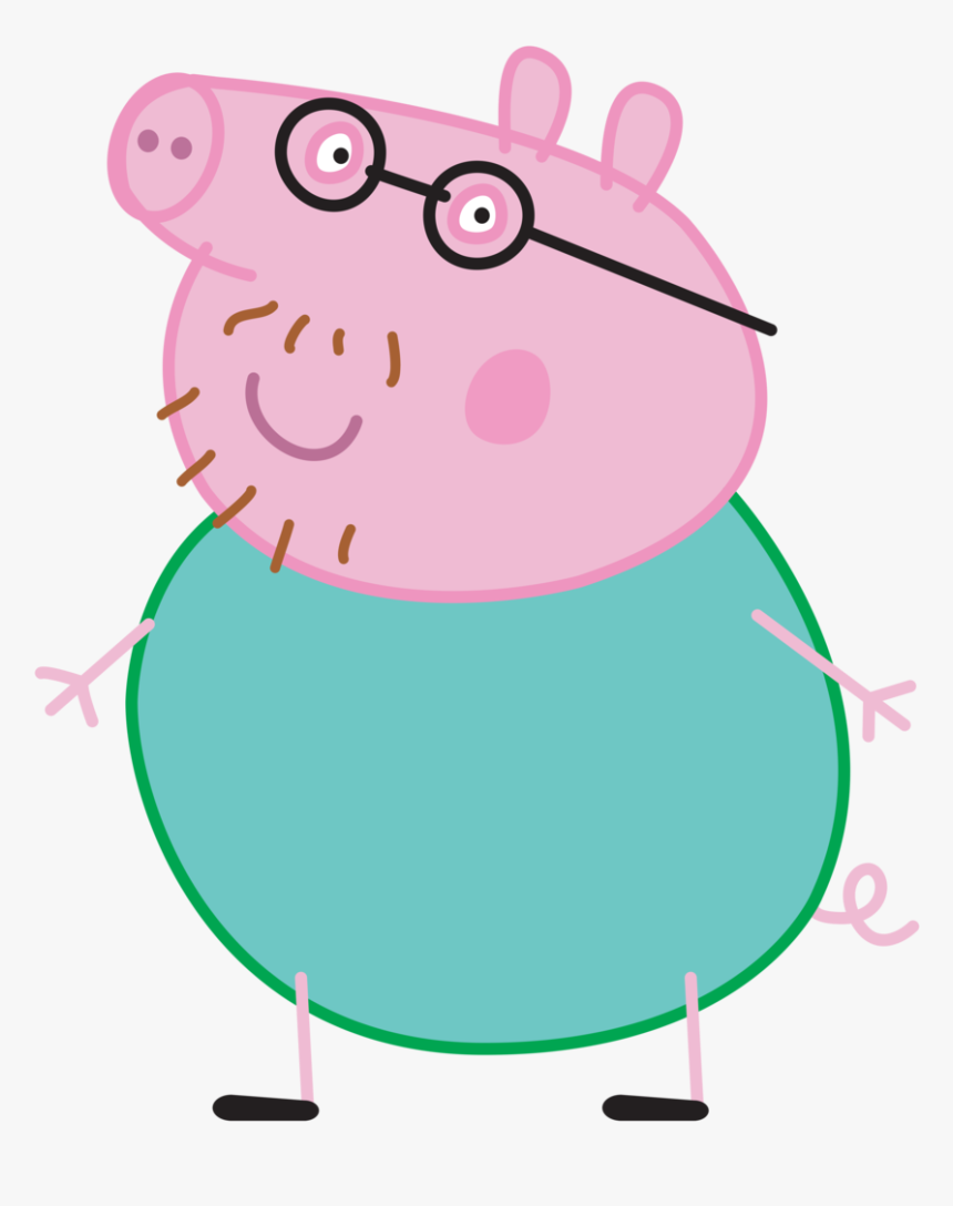 Daddy Pig Clip Art, HD Png Download, Free Download