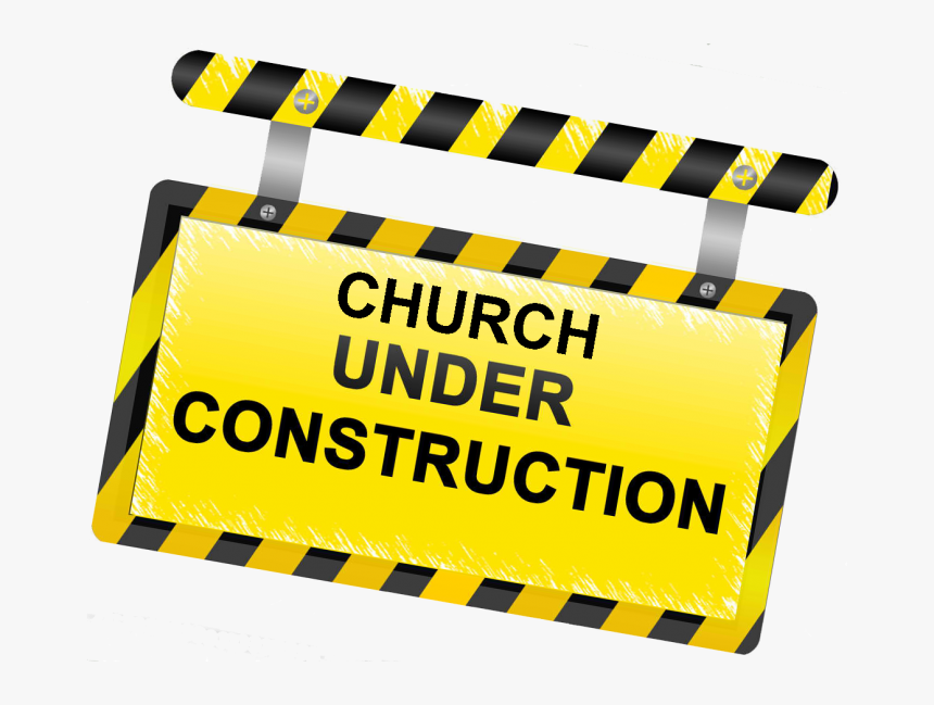 Under Construction Church 0 0 - Clipart Church Building Construction, HD Png Download, Free Download