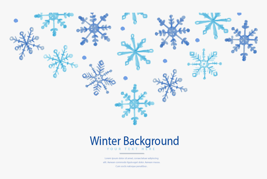 Winter Snowflake Euclidean Vector - Clip Art, HD Png Download, Free Download