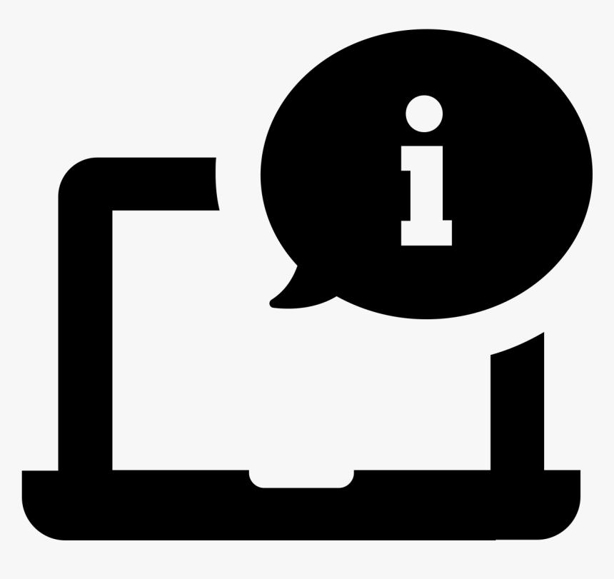 Online Giving Is Currently Unavailable - Laptop Information Icon, HD Png Download, Free Download