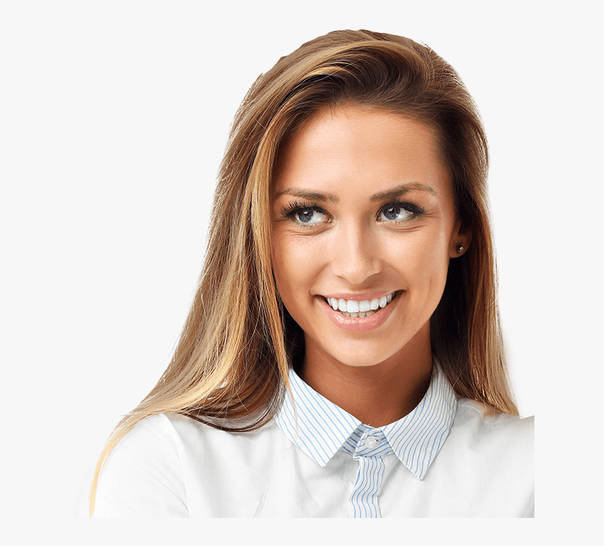 Young Woman With Beautiful Smile - Girl, HD Png Download, Free Download