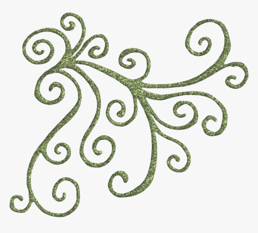 Cool Designs Png Transparent Image - Green Swirl, Png Download, Free Download