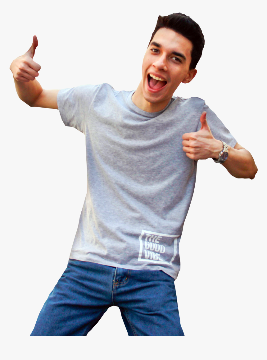 Guy Thumbs Up Png, Transparent Png, Free Download