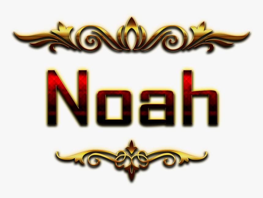 Noah Decorative Name Png - Hunter Name, Transparent Png, Free Download