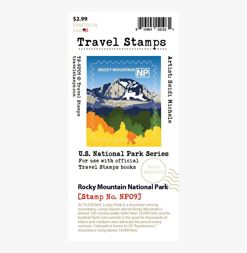 46 469017 Rocky Mountain National Park Passport Sticker Hd Png 