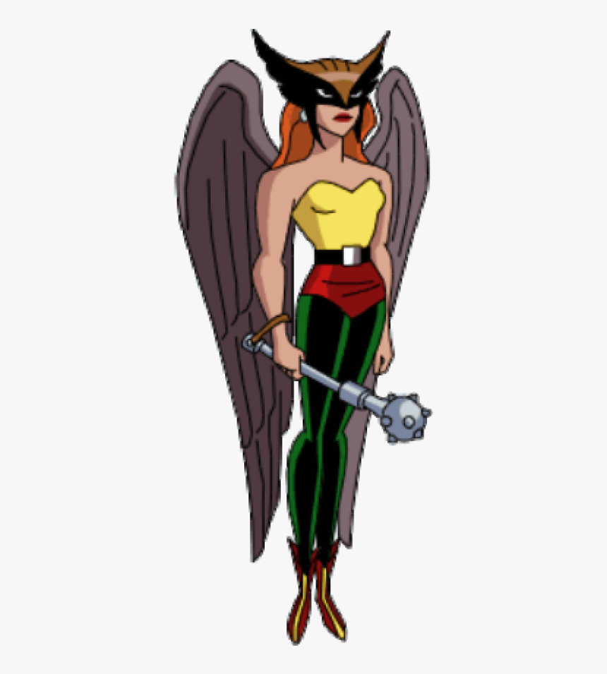 Justice League Girl With Wings - Justice League Action Hawkgirl, HD Png Download, Free Download