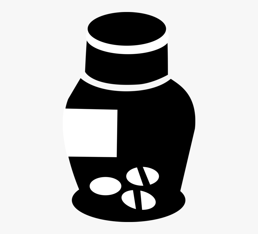 Vector Illustration Of Prescription Medicine Bottle, HD Png Download, Free Download