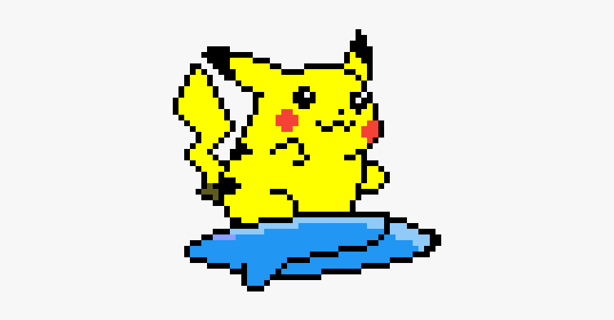 Surfing Pikachu Png, Transparent Png, Free Download