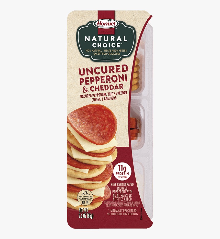 Hormel Pepp Cheddar Snack - Hormel Natural Choice Wraps, HD Png Download, Free Download