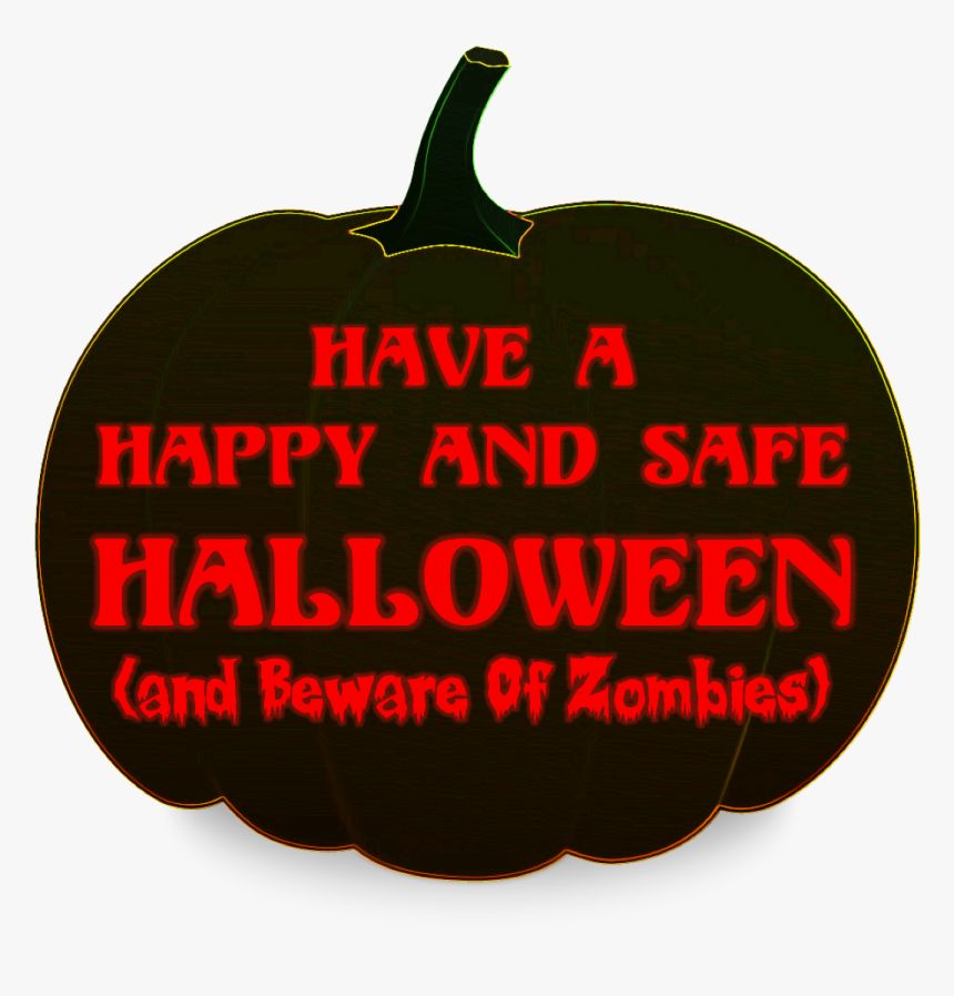 Have A Happy And Safe Halloween Pumpkin - Label, HD Png Download, Free Download