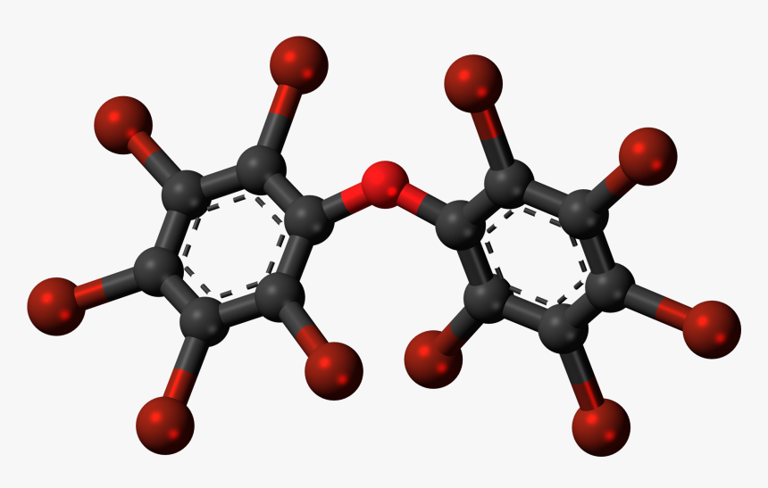 Decabromodiphenyl Ether 3d Ball , Png Download - Molecule, Transparent Png, Free Download