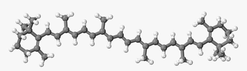 Beta Carotene 3d Balls - Carotene Molecule, HD Png Download, Free Download