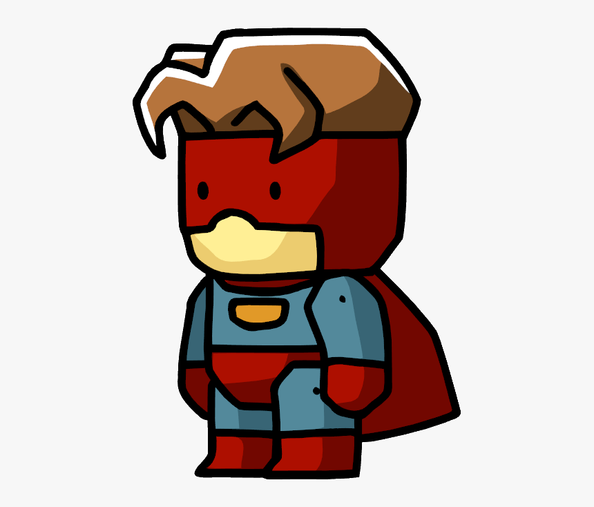 Superhero Png Background Image - Scribblenauts Super Hero Png, Transparent Png, Free Download