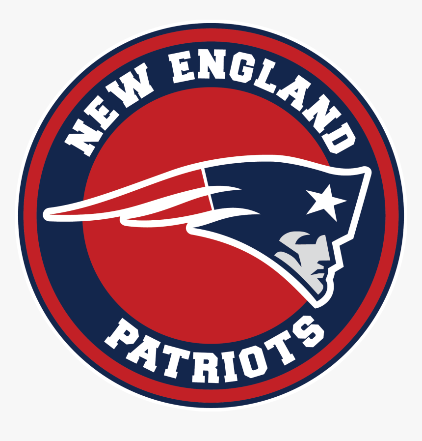 New England Patriots Circle Logo Vinyl Decal / Sticker - New England Patriots Circle Logo, HD Png Download, Free Download