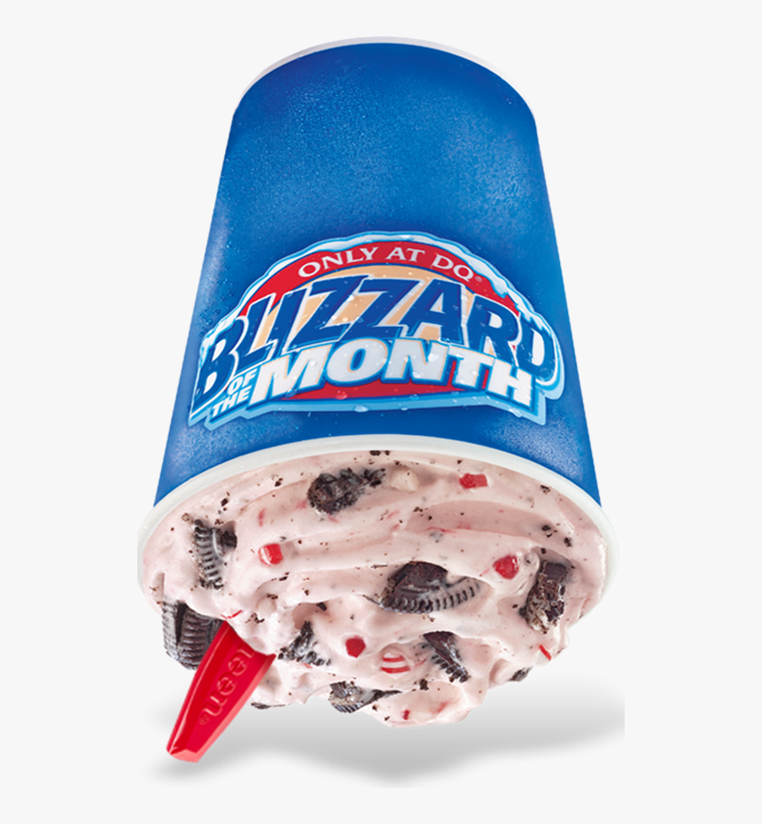 Blizzard Bom Candy Cane Oreo - Dairy Queen Reese's Outrageous Blizzard, HD Png Download, Free Download