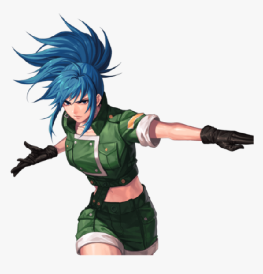 #leona #freetoedit - Kof Go Leona, HD Png Download, Free Download