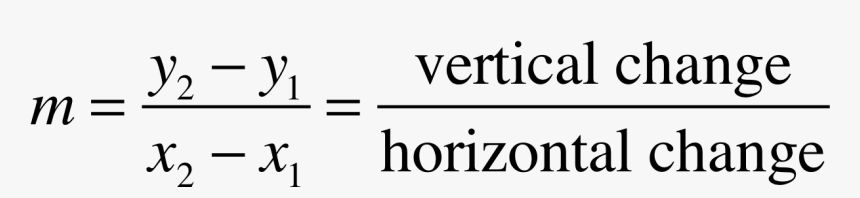 Picture - Gradient Formula Of A Line, HD Png Download, Free Download