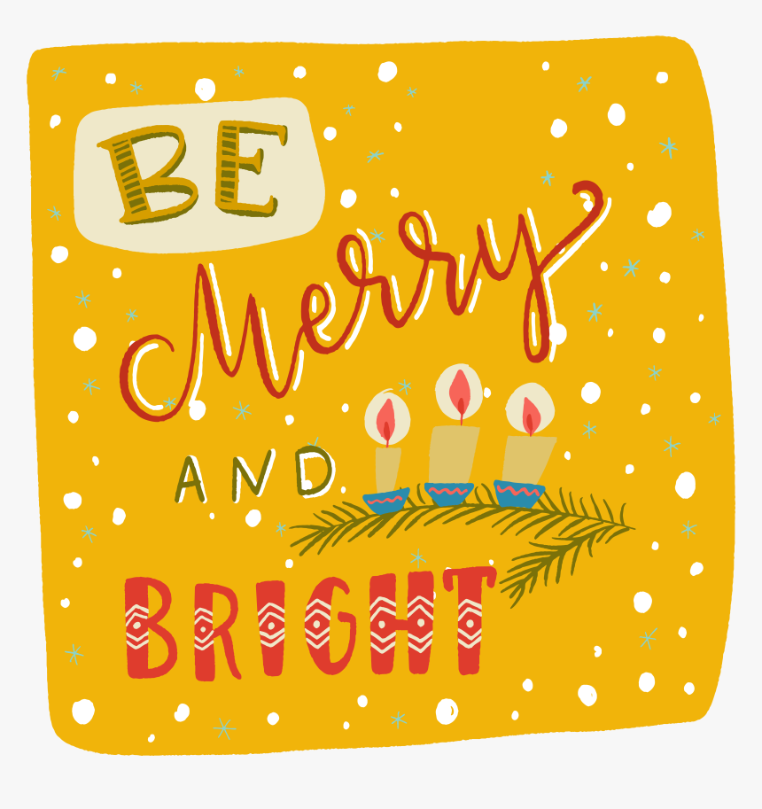 Merry And Bright Png, Transparent Png, Free Download