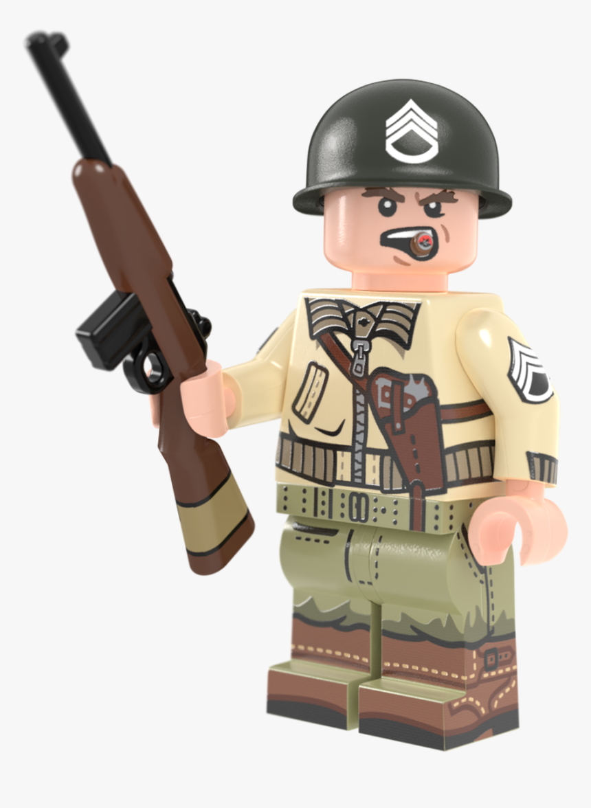 Wwii Us Sergeant - Figurine, HD Png Download, Free Download