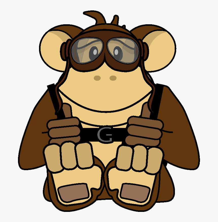 Flyingmonkey - Monkey Rowing, HD Png Download, Free Download