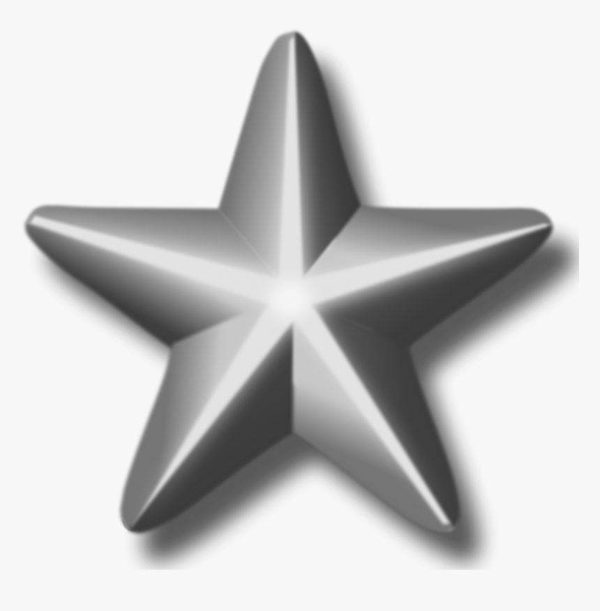 Service Silver Star Png Image - Silver Star Png, Transparent Png, Free Download