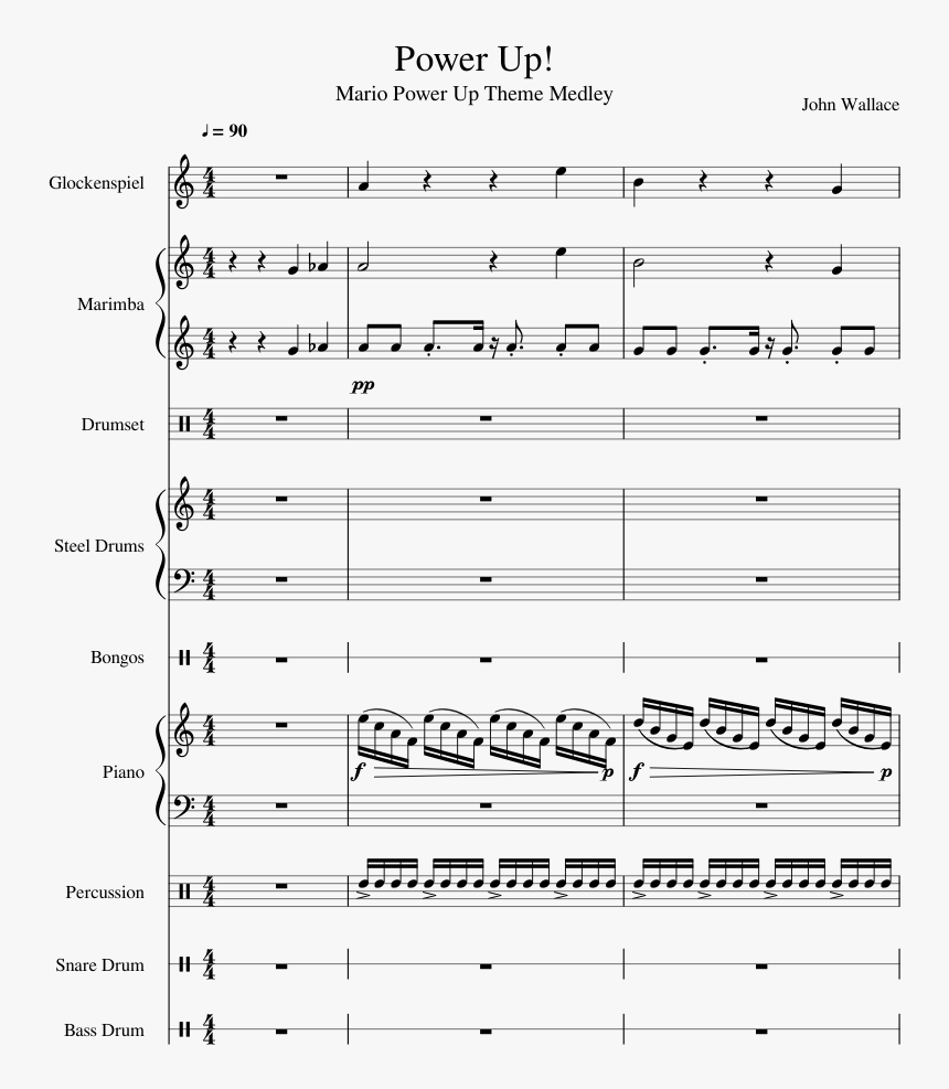 Canon Music Sheet Percussion, HD Png Download, Free Download