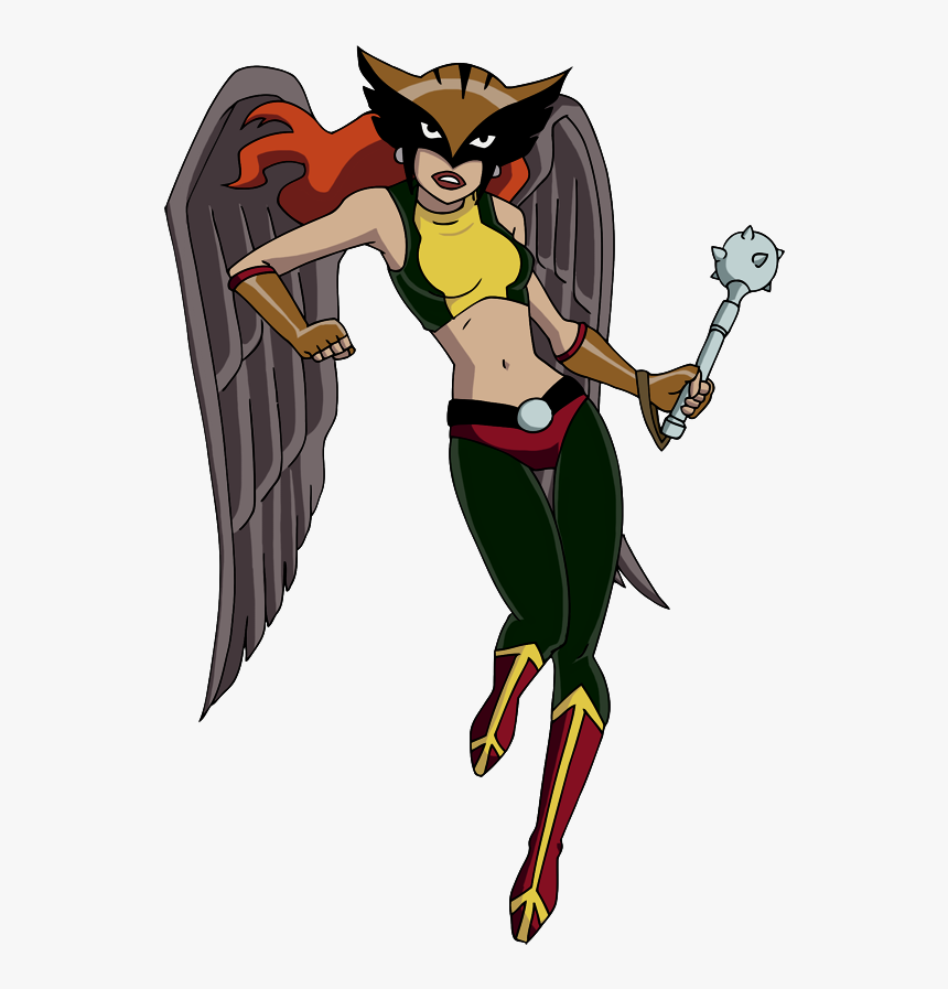 Hawk Girl Cliparts - Hawk Girl Cartoon Png, Transparent Png, Free Download