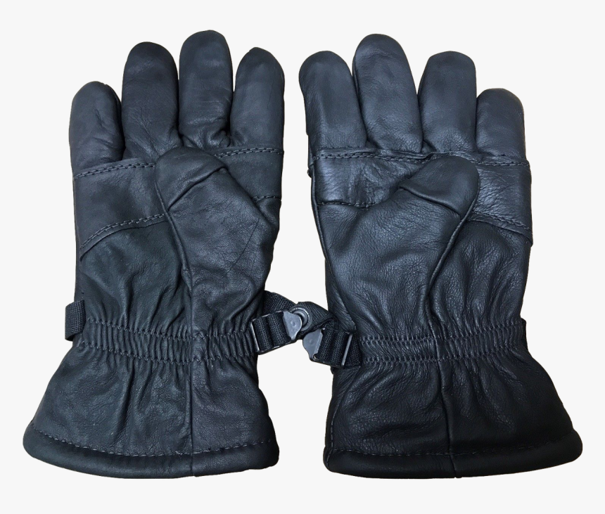 New Intermediate Cold/wet Weather Black Leather Military - Leather, HD Png Download, Free Download