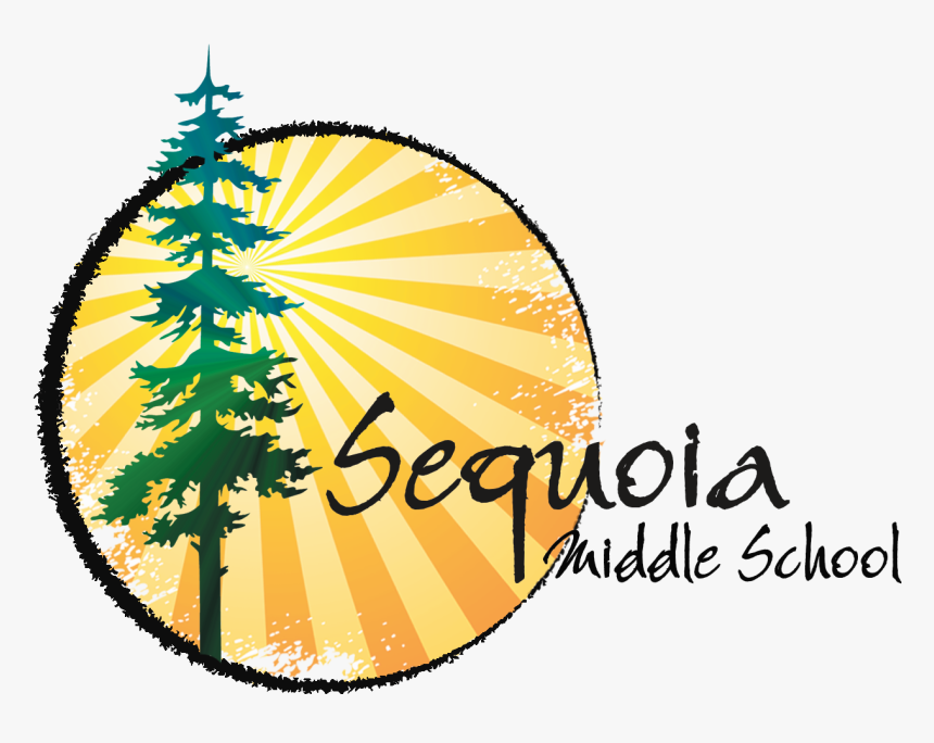 Sequoia Middle School - Pine Tree Logo Design, HD Png Download - kindpng