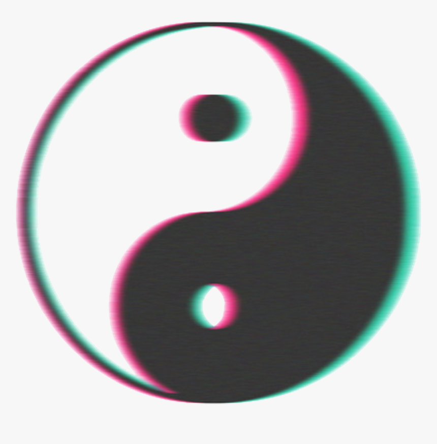Transparent Trippy Tumblr Png - Yin And Yang Aesthetic, Png Download, Free Download