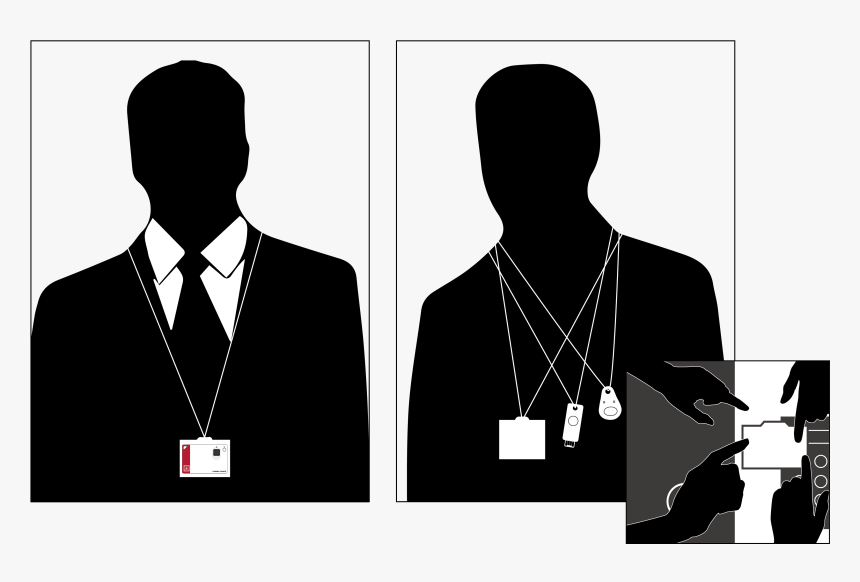 App Screen - Men In Suits Silhouette, HD Png Download, Free Download