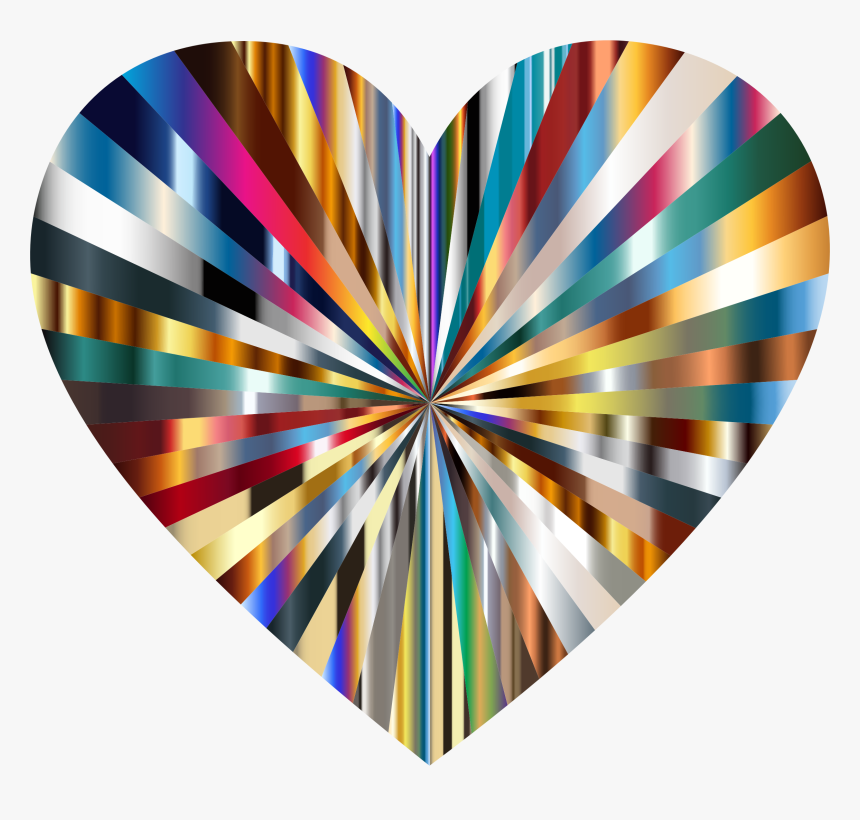 Starburst Heart 5 Png Black And White Download - Graphic Design, Transparent Png, Free Download