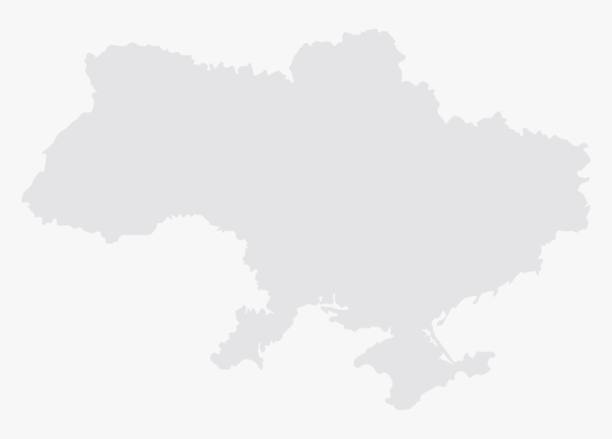 Ukraine Map White Png, Transparent Png, Free Download