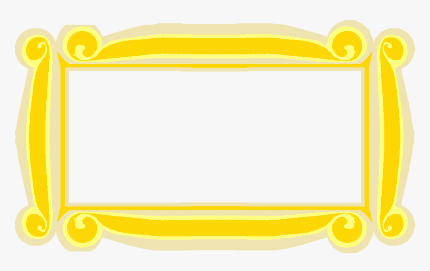 Download Friends Yellow Frame Clipart, HD Png Download - kindpng