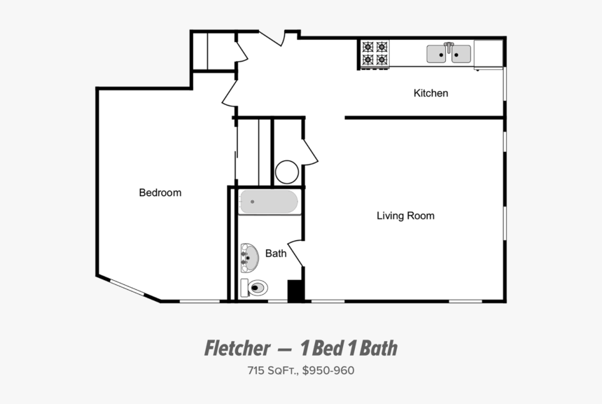 Floorplans Blacherne Fletcher Image - Floor Plan, HD Png Download, Free Download