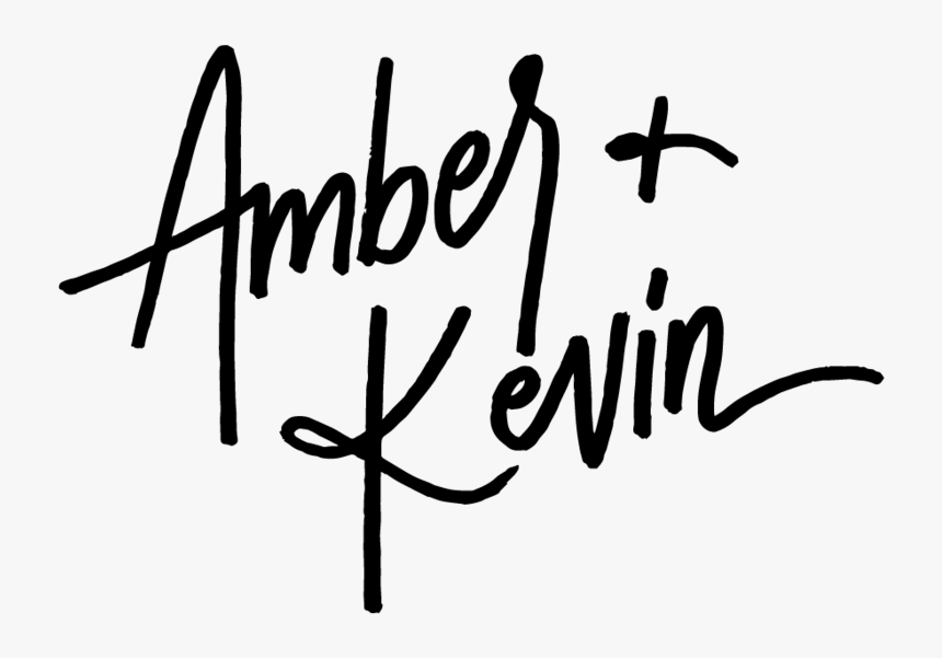 Amber And Kevin2-01 - Calligraphy, HD Png Download, Free Download