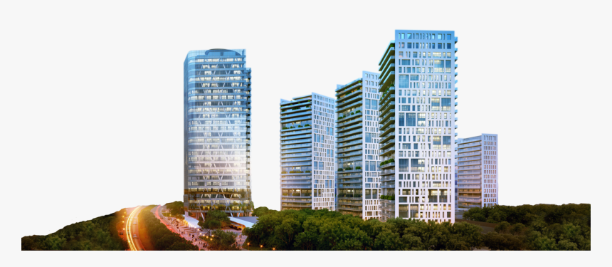 Central Park Png Image Background - Tower Block, Transparent Png, Free Download