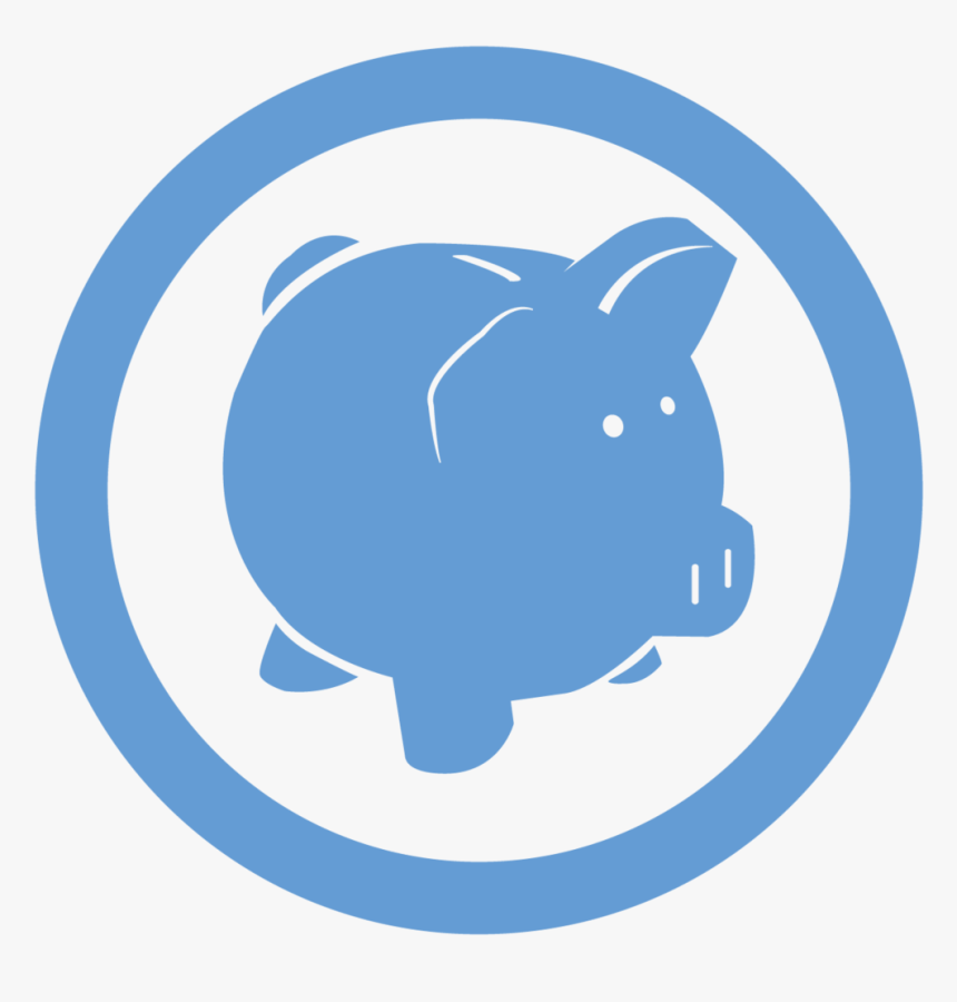 Give Circle Piggy Ltblue - Gato Alicia En El Pais, HD Png Download, Free Download