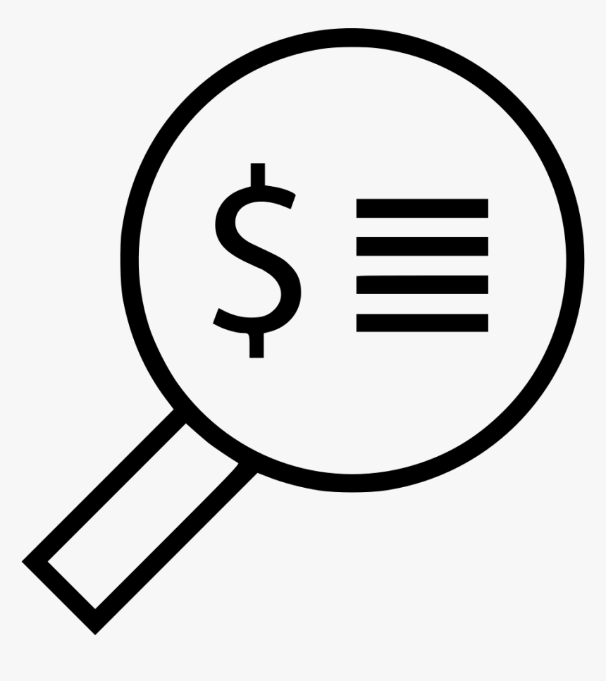 Find Look Search Details Money Contract Terms - Interest Rates Icon Png Free, Transparent Png, Free Download