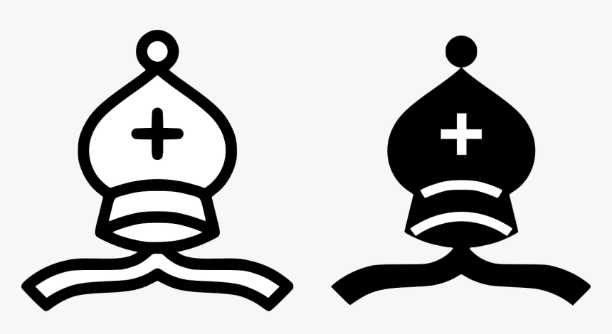 Black Bishop Chess Piece, HD Png Download, Free Download